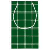 Mistletoe Christmas Plaid スモールペーパーバッグ (裏面)