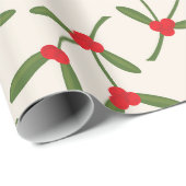 Mistletoe Christmas Wrapping Paper  ラッピングペーパー (ロールコーナー)