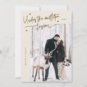 Mistletoe Foreverの新しいフォトクリームの下 シーズンカード (正面)