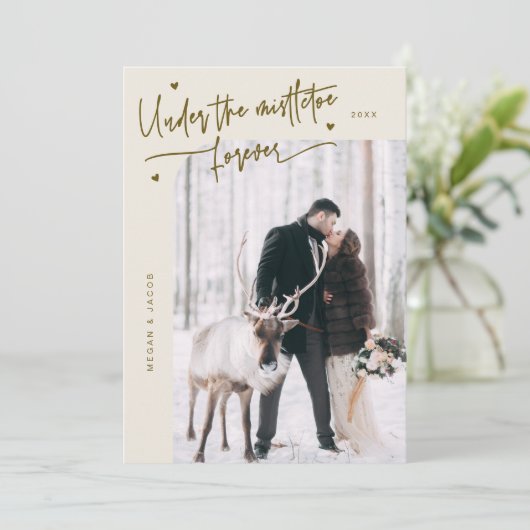 Mistletoe Foreverの新しいフォトクリームの下 シーズンカード (スタンド正面)