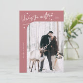 Mistletoe Foreverの新しいフォトピンクの下 シーズンカード (スタンド正面)