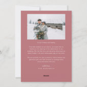 Mistletoe Foreverの新しいフォトピンクの下 シーズンカード (裏面)