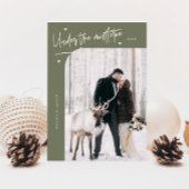 Mistletoe Foreverの新婚フォトセージ緑 シーズンカード