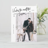 Mistletoe Foreverの新婚フォトホワイトの下 シーズンカード (スタンド正面)