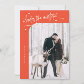 Mistletoe Forever新着写真赤の下 シーズンカード (正面)