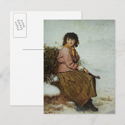 Mistletoe Gatherer, 1894 ポストカード (正面/裏面)