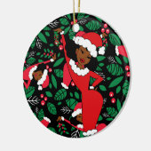 Mistletoe Love セラミックオーナメント (左)