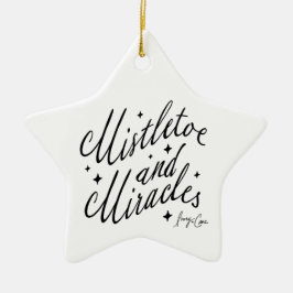 Mistletoe & Miracles Spiritual Christmas Ornament セラミックオーナメント