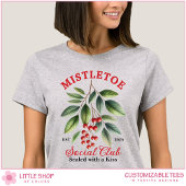 Mistletoe Social Club Personalized Christmas Tシャツ