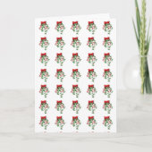 MISTLETOE TILED CARD=ヒントここで会う シーズンカード (正面)