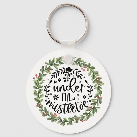 Mistletoe Waterカラーリース キーホルダー (正面)