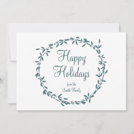 Mistletoe with Personalized Message シーズンカード