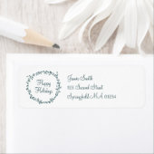 Mistletoe with Personalized Message ラベル (インサイチュ)