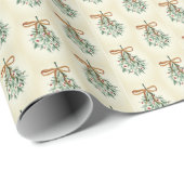 Mistletoe Wrapping Paper ラッピングペーパー (ロールコーナー)