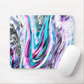 Misto de gradiente e chuviscado, ciano e pink マウスパッド (マウス)