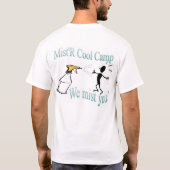 MistRCoolのキャンプ Tシャツ (裏面)