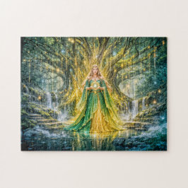 Mistress Beneath the World Tree Enchanted Fantasy ジグソーパズル