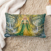 Mistress Beneath the World Tree Enchanted Fantasy ランバークッション (ブランケット)