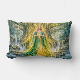 Mistress Beneath the World Tree Enchanted Fantasy ランバークッション