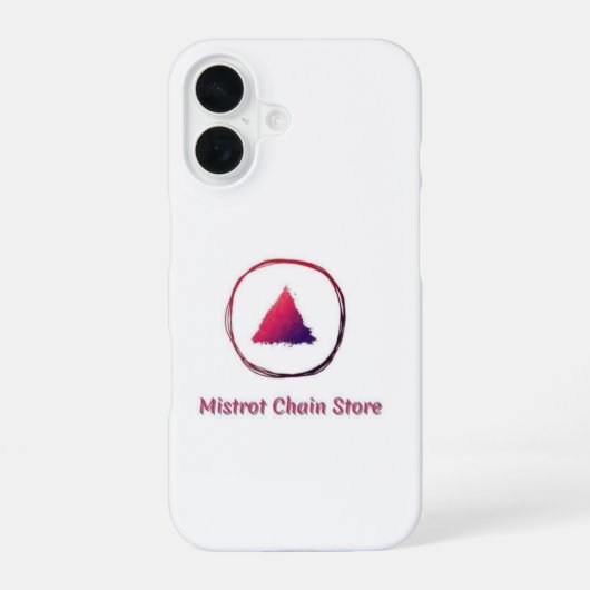 Mistrot チェーンストア iPhone 16 カー 16ケース (裏面)
