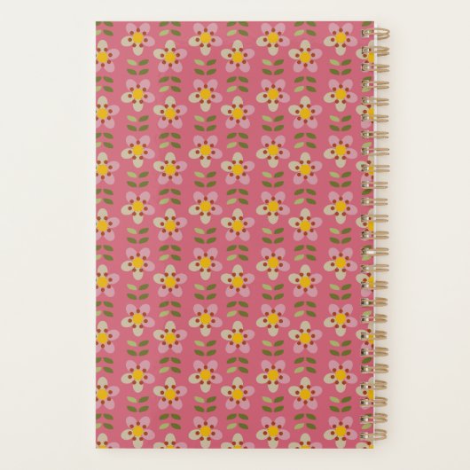 MISTY CHARM - Botanical Pattern Planner プランナー手帳 (裏面)