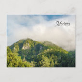 Misty clouds over green hills, Madeira ポストカード (正面)