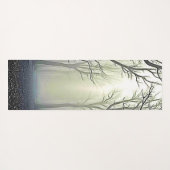 Misty Forest Path: Eerie Beauty ヨガマット (裏面(横))