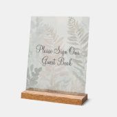 Misty Forest Wedding Acrylic Sign アクリルサイン (傾斜)