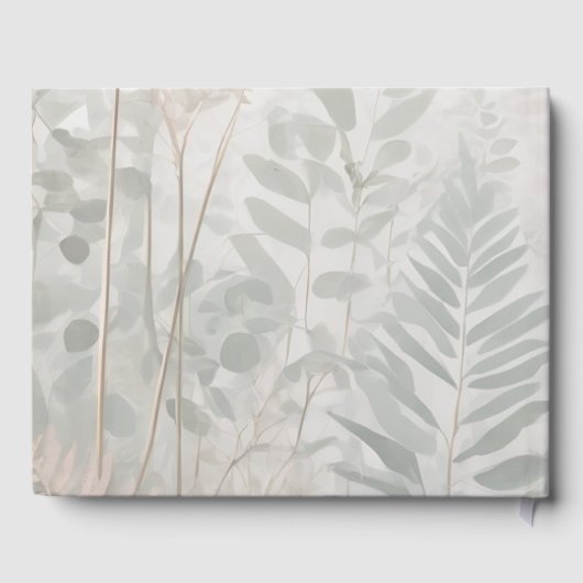 Misty Forest Wedding Guest Book ゲストブック (裏面)