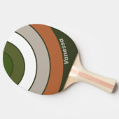 Misty Grove Circle Stripe with Name 卓球ラケット (横)