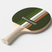 Misty Grove Pin Striped with Name 卓球ラケット (正面アングル)