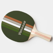 Misty Grove Pin Striped with Name 卓球ラケット (横)