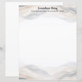 Misty Hills Stationery Paper (正面/裏面)