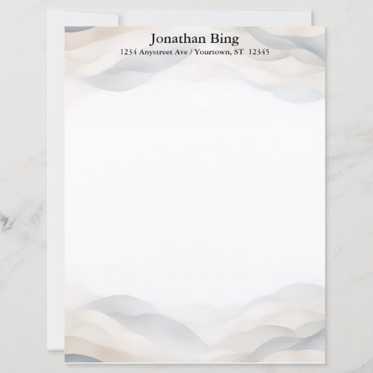 Misty Hills Stationery Paper (正面)