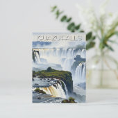 Misty Iguazu Falls Argentina ポストカード (スタンド正面)