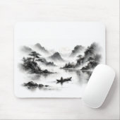 Misty Lake Mousepad マウスパッド (マウス)