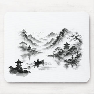Misty Lake Mousepad 2 マウスパッド
