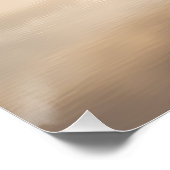 Misty Lake Sunrise Golden Reflection ポスター (コーナー)