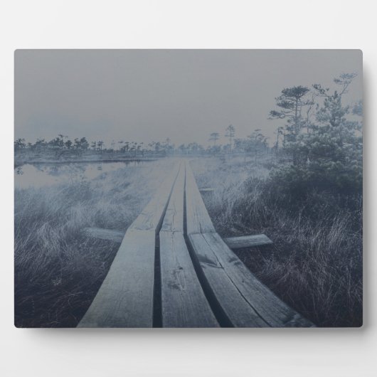 Misty landscape フォトプラーク (正面)