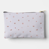 Misty Lavender Cherry Blossom Floral Pattern アクセサリーポーチ (裏面)