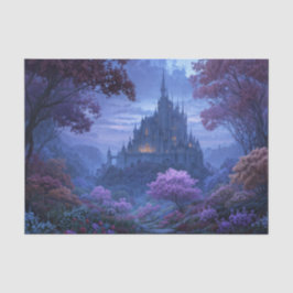 Misty Lavender Forest Gothic Castle 薄葉紙