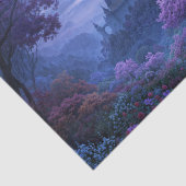 Misty Lavender Forest Gothic Castle 薄葉紙 (詳細)