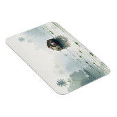 Misty Morning in Kerala India マグネット (右側)