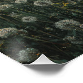 Misty Morning Meadow Deer ポスター (コーナー)