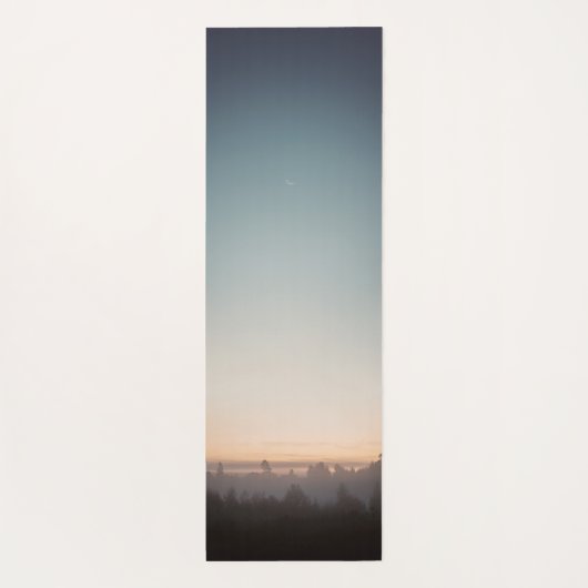 Misty morning & moon sky (reversible) ヨガマット (裏面)