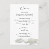 Misty Mountain Wedding Details エンクロージャーカード (正面)