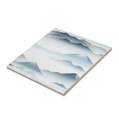 Misty Peaks – Watercolor Mountain Landscape (4) タイル (側面)