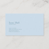 Misty Pine Forest White Wildflower Clean Frame 名刺 (裏面)