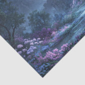 Misty Purple Floral Gothic Spire Castle 薄葉紙 (詳細)