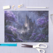 Misty Purple Gothic Forest Citadel 薄葉紙 (クラフト)